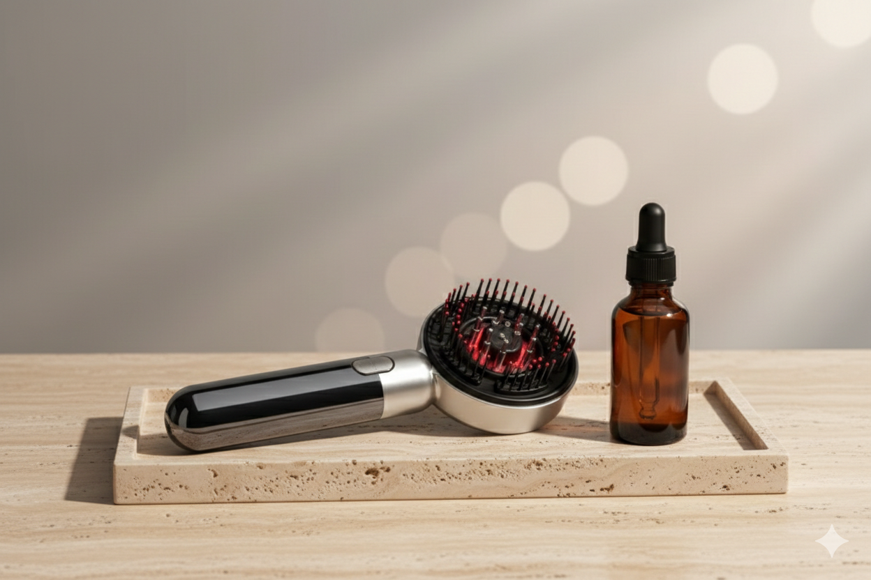 Red Light Scalp Massage Brush